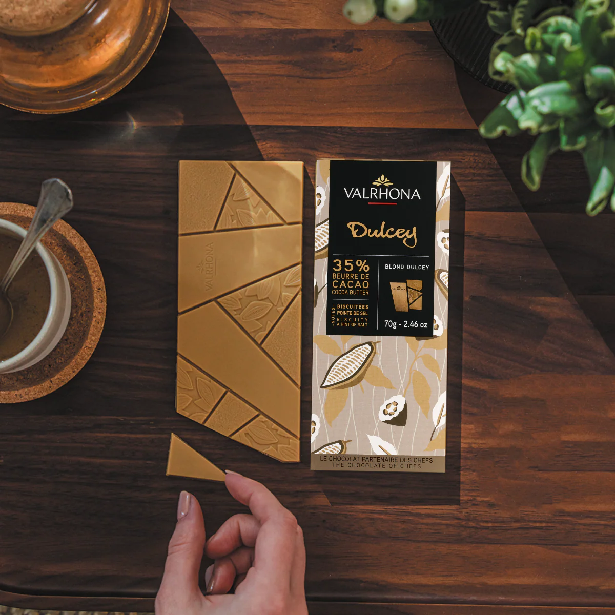 Chocolate Bar Blonde Dulcey 35% - 2.46oz - Image 4