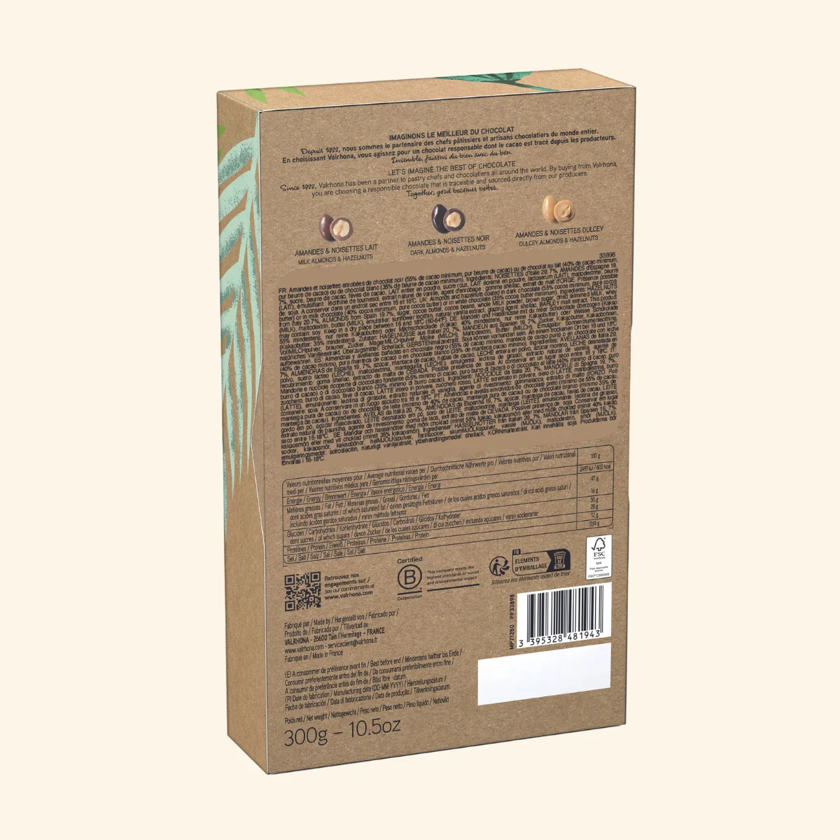 Box of Chocolate-Coated Almonds and Hazelnuts - 10.5oz - Image 4