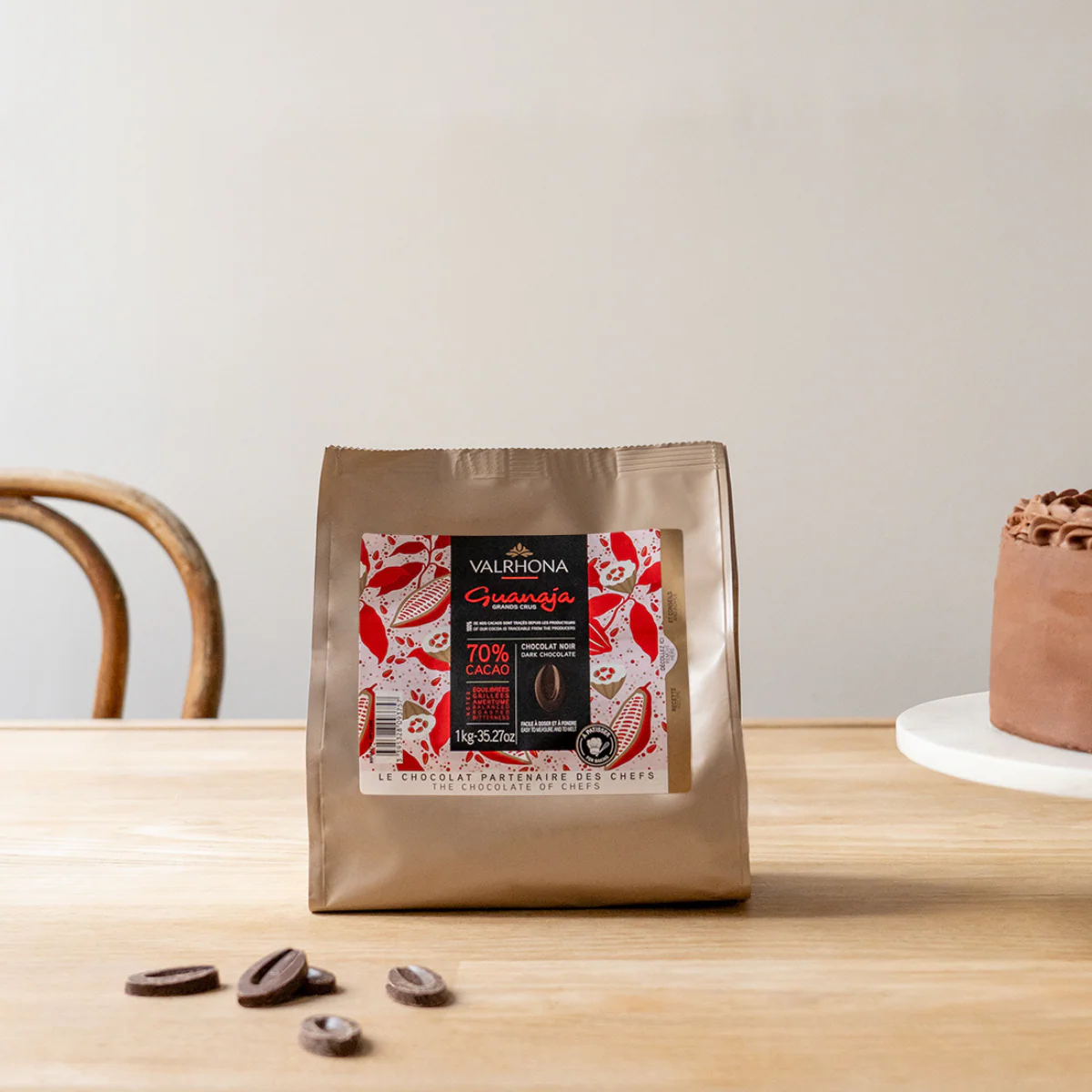 Dark Baking Chocolate Guanaja 70% - 35.27oz - Image 5