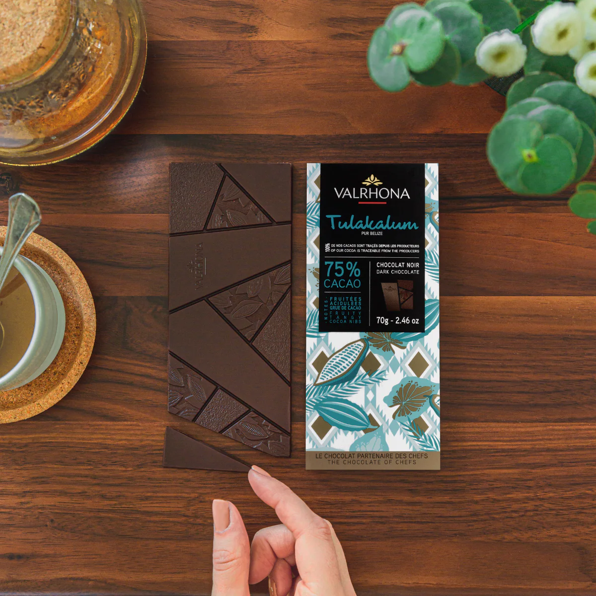 Dark Chocolate Bar Tulakalum 75% - 2.46oz - Image 4