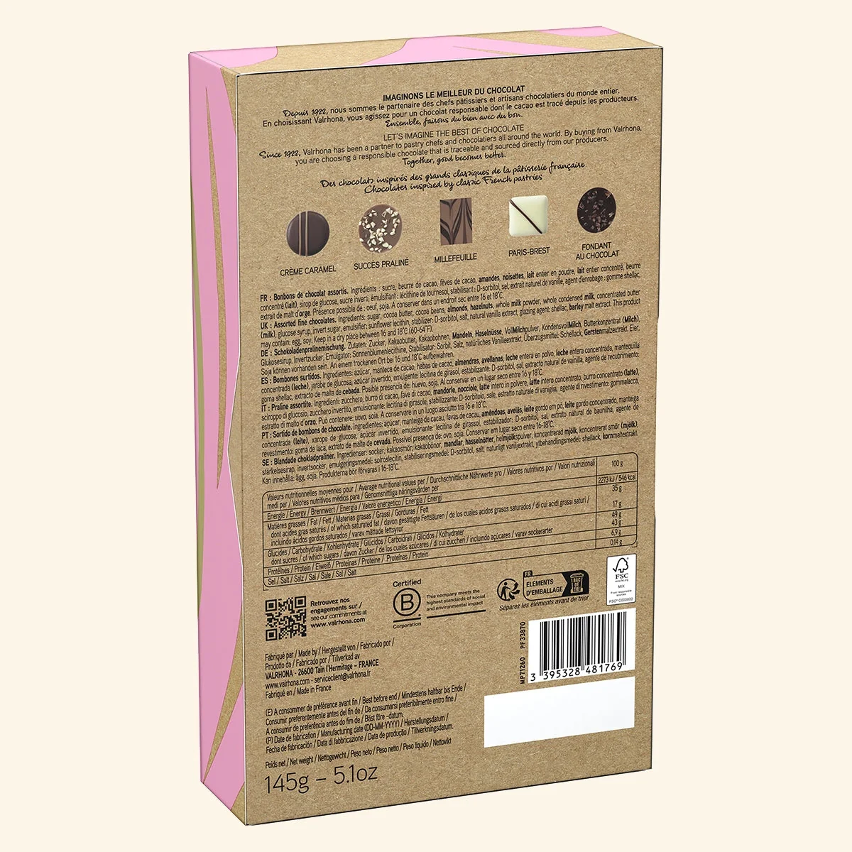 Gift Box of 15 Dark, Milk and White Chocolate Truffles- 5.1 oz - Image 4