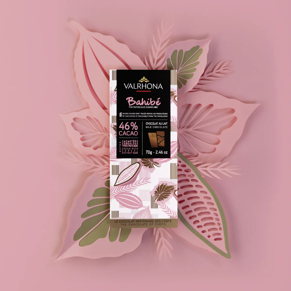Milk Chocolate Bar Bahibé 46% - 2.46oz - Image 3