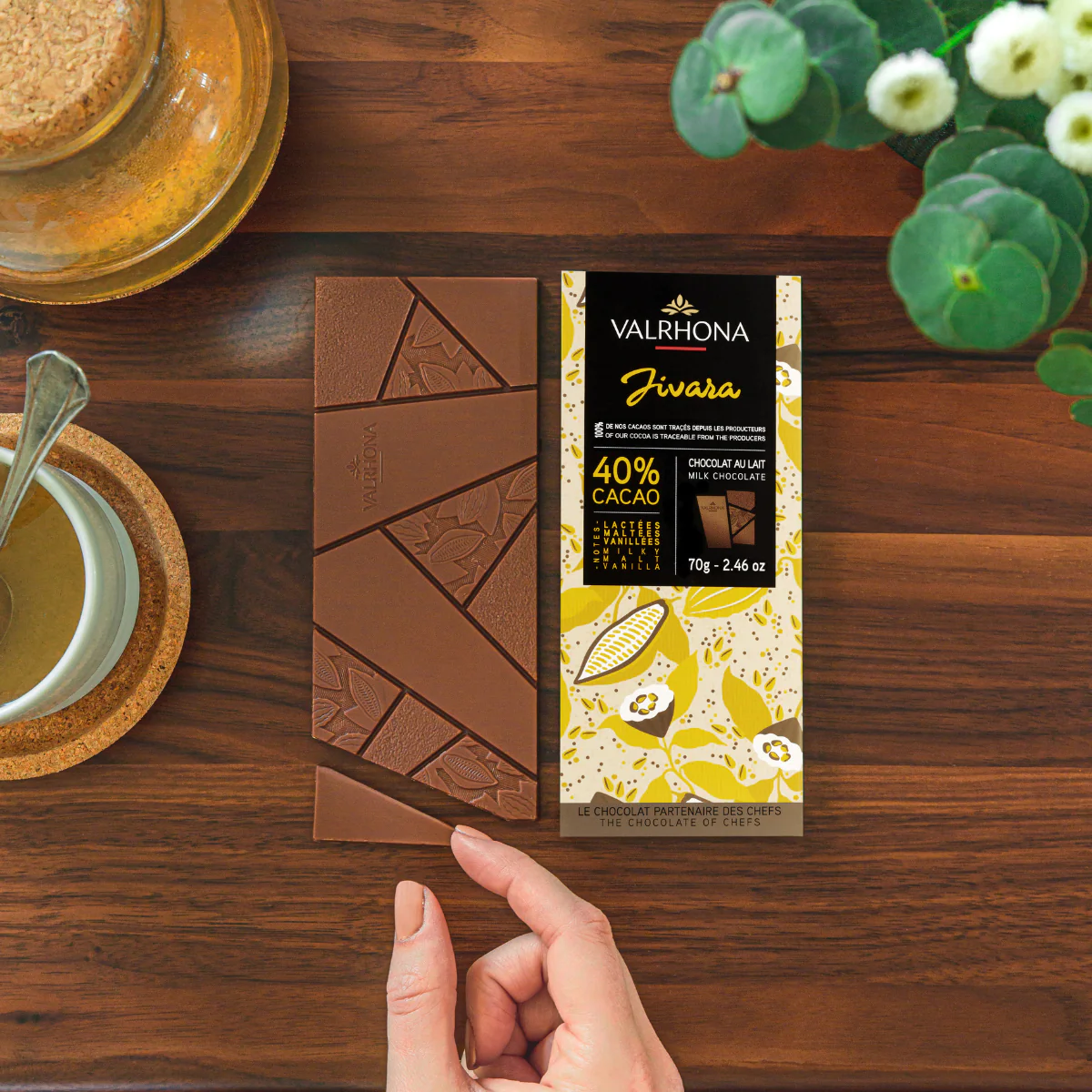 Milk Chocolate Bar Jivara 40% - 2.46oz - Image 4