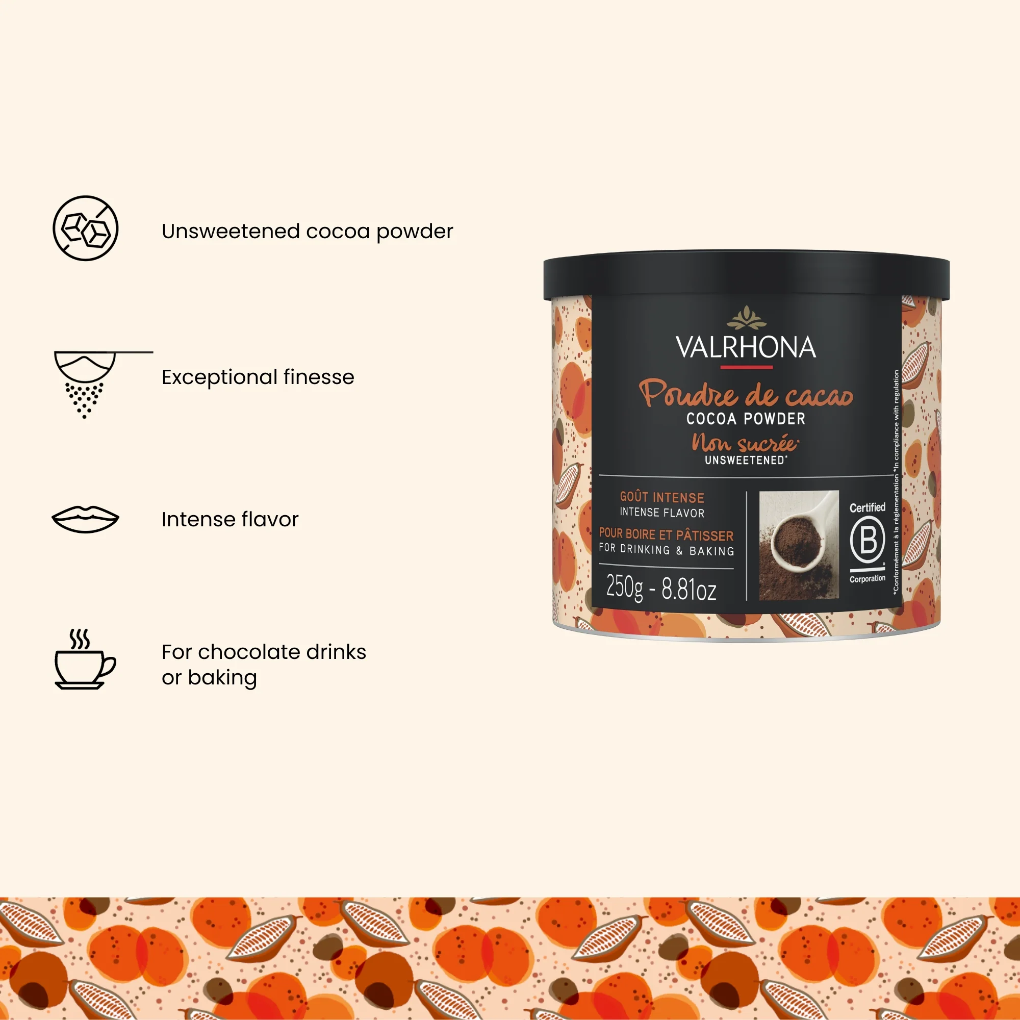 Premium Dutch Processed Cocoa Powder - 8.81oz - Image 3