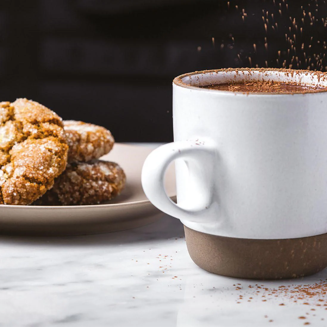 Premium Dark Hot Chocolate Mix - 12oz - Image 3